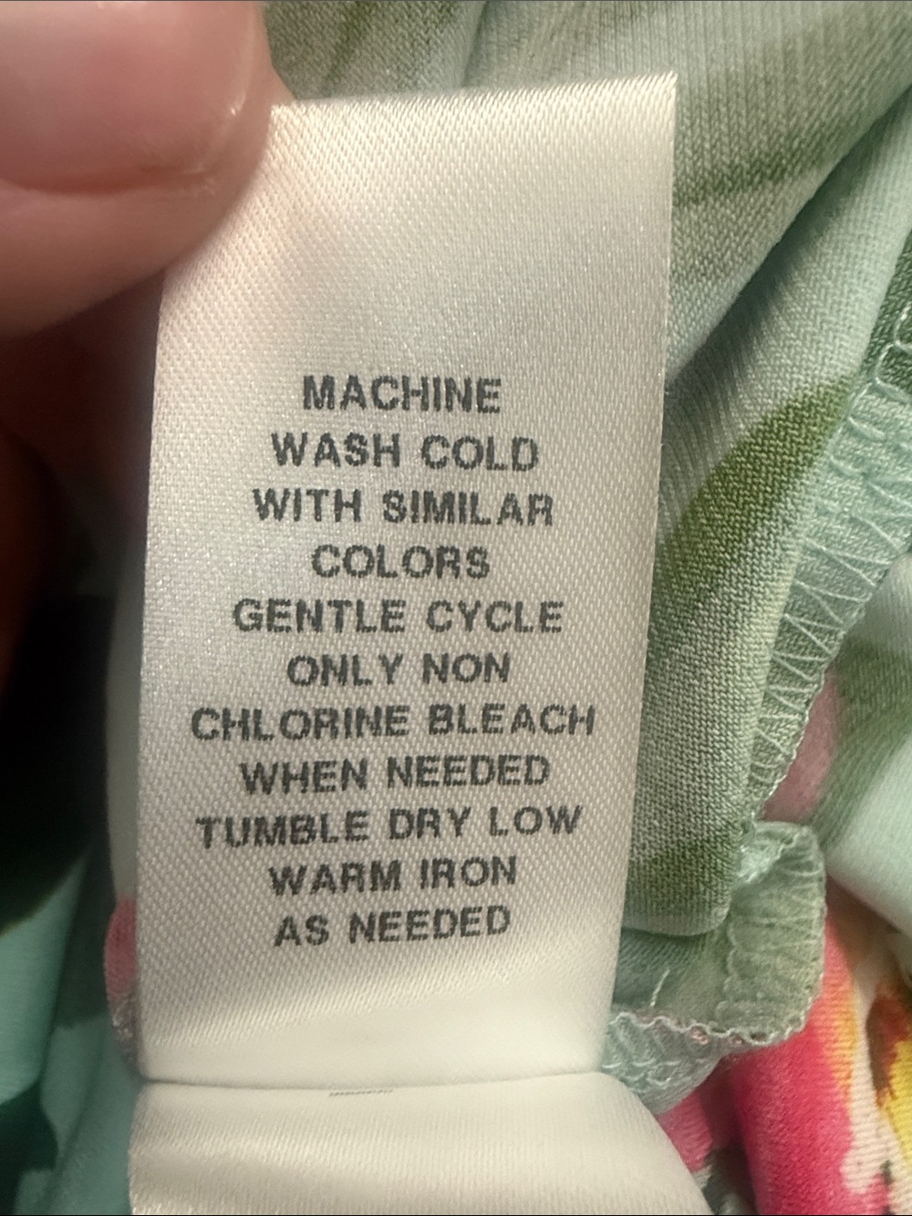 London Times Mint Green Tropical Hibiscus Handkerchief Dress 10 Vacation Cruise - Picture 7 of 8